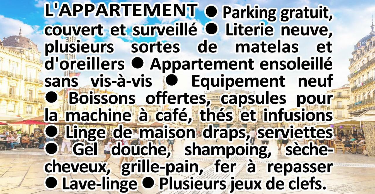 モンペリエComedie Musee-Fabre Parking Offert Climatisationアパートメント エクステリア 写真